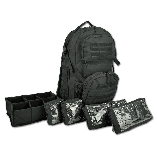 Lightning X Premium Tactical Medic Backpack w/ Modular Pouches & Hydration Port