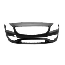 New Aftermarket  Unpainted Front Bumper Cover Replaces 11788022019999 with AMG Package fits 2017-2019 Mercedes-Benz CLA250::With AMG Without Aero