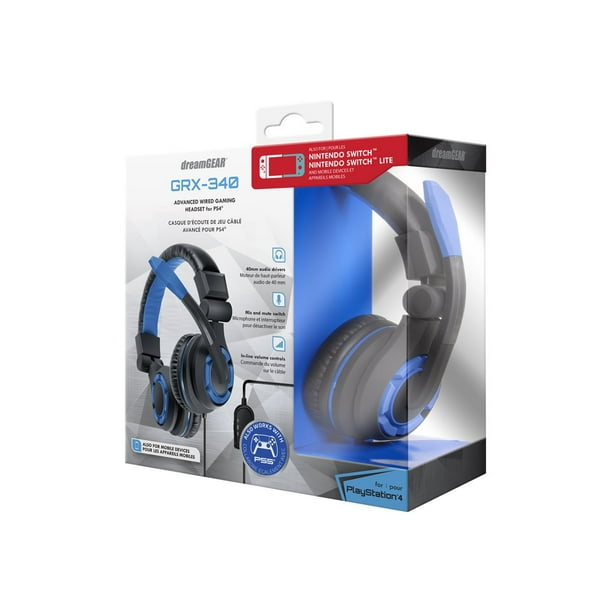 dreamGEAR GRX 340 FOR PS4 Headset full size wired 3.5 mm