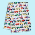 thumbnail image 6 of Wildkin Kids Plush Velour Throw Blanket for Girls and Boys (Trains Planes & Trucks Blue), 6 of 7