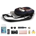thumbnail image 3 of Lsque Bluey Pattern Chest Package – Foldable Waterproof Chest Bag with Adjustable Shoulder Strap, Double Zipper Compartments & D-Buckle Design, 3 of 7