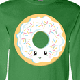 thumbnail image 4 of Inktastic White Donut Long Sleeve T-Shirt, 4 of 5