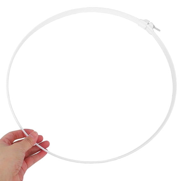 NICEXMAS White Plastic Fan Hoop Replacement for Electric Pedestal and Table Fans Mesh Ring