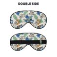 thumbnail image 2 of Salouo Dinosaurs And Leaves Pattern Sleep Mask,Sleep Eye Mask & Blindfold Eye Sleep Shade Cover with Elastic Strap Soft Eye Cover Eyeshade for Night Sleeping Travel & Nap, 2 of 7