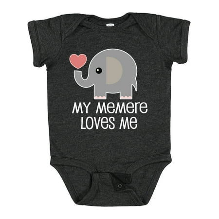 

Inktastic Memere Grandma Loves Me Gift Baby Boy or Baby Girl Bodysuit