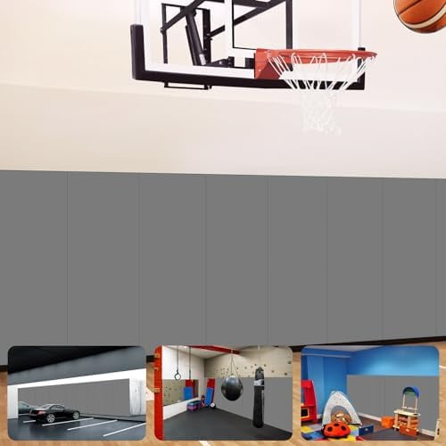 Gym Wall Padding Mats Thick Foam for Gym Wall Cushion Mats for Protection Waterproof Basketball Wall Padding Wall-Mounted Safety Wall Pads [1 Pack]$$Sport & Recreation Other