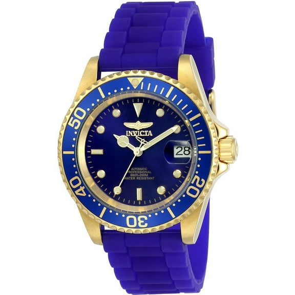 Invicta 23682 Men's 'Pro Diver' Automatic Gold-Tone and Silicone Casual Watch