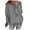 Gray, variant on Vedolay Sweaters for Women Trendy Womens 2023 Lantern Long Sleeve Crewneck Casual Solid Color Ribbed Pullover Sweater,Red M