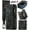 Black, variant on Samsung Galaxy S23 Ultra Wallet Case,Zipper Folio Leather Case Wallet with Card Holder Strap Wristlet Detachable Magnetic Protective Back Case for Samsung Galaxy S23 Ultra 5G 6.8 Inch