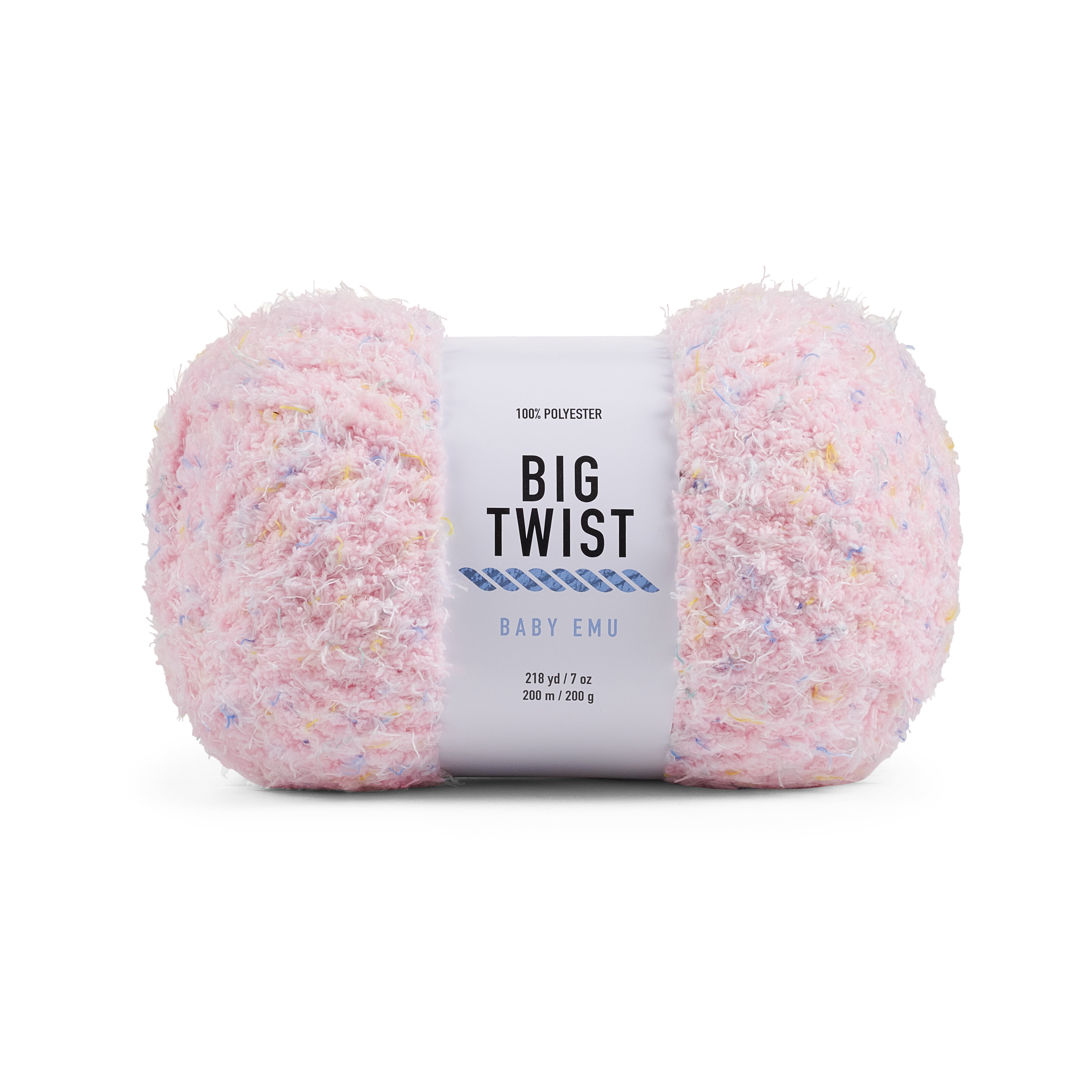 Big Twist Baby Emu 4 Pack Bulky Polyester Yarn, Duckling, 218 yd, 7 oz