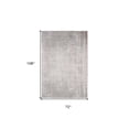 thumbnail image 3 of 7' X 9' Gray and White Chevron Non Skid Area Rug, 3 of 8