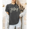 thumbnail image 6 of Jesus Shirt for Women - Pearl Script Christian Faith Graphic Tee Pepper Shirt Adult Small, 6 of 7