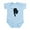 Sky Blue, variant on CafePress - Sleek Panther Infant Bodysuit - Baby Light Bodysuit, Size Newborn - 24 Months
