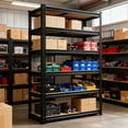 thumbnail image 3 of 5-tier Storage Shelves - Garage Shelving - Heavy Duty Adjustable Garage Shelves - Large Shelves For Tool Storage  60", 3 of 4