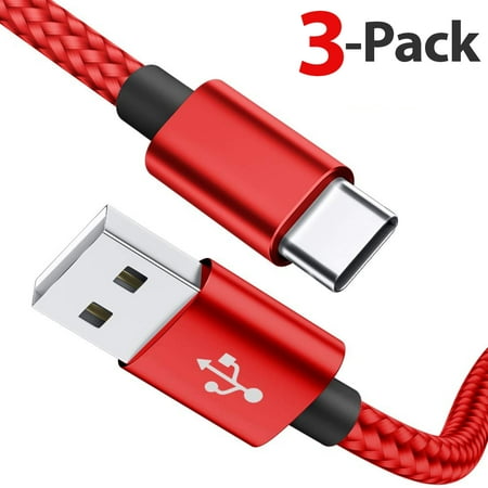 3x 3FT USB Type C Cable Fast Charging Cable USB-C Type-C 3.1 Data Sync Charger Cable Cord For Samsung Galaxy S10 S9 S9+ Galaxy S8 S8 Plus Nexus 5X 6P OnePlus 2 3 LG G5 G6 V20 HTC M10 Google Pixel XL price history on PriceWatchPro