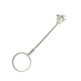 thumbnail image 2 of Ounissouiy Accesorios de Clip de anillo para hombre, anillos de dedo, suministros de joyería ajustables, coleccionables elegantes, soporte de mano de Metal encendedores plata mate N0.16/S Ounissouiy HA061669-05, 2 of 6