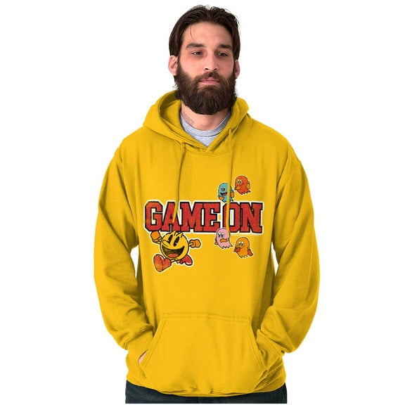 Retro Arcade PACMAN Ghosts Game On Hoodie Sweatshirt Women Men Brisco Brands 2X