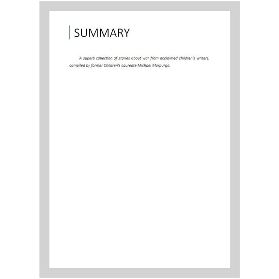 War Stories Michael Morpurgo (Paperback)