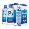 Renu Multipurpose Eye Contact Lens Solution and Cleaner with Lens Case for Soft Lenses, 12 fl oz, 2 Pack