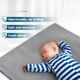 thumbnail image 4 of Memory Foam Camping Mattress | Potable Backpacking Sleeping Pad W/Waterproof Cover & Carry Bag | Roll Up Cot Mattress for Floor, Travel,Camping | Kids, Single or Twin, 4 of 6