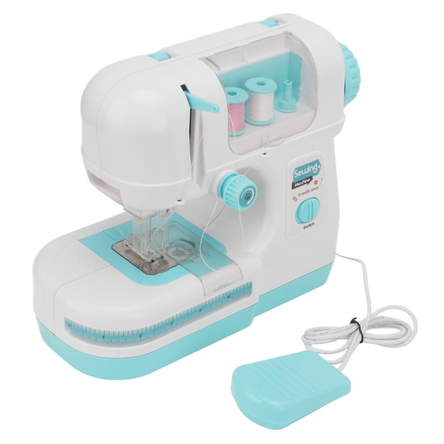 Máquina de coser de juguete ANGGREK portátil azul para educación temprana
