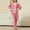 Pink, variant on Women Pajama Sets Fleece Fluffy Set V Neck Long Sleeve Tops with Pocket Sleep Pants Loungewear Set Ribbed Pjs Warm Sleepwear Matching Set Winter Pajama Blue One Size