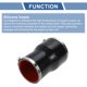 thumbnail image 4 of Tubería de silicona automotriz 4.02" a 3.27" ID 4 capas intercooler calentador tubo de aire 6" longitud, 4 of 7