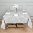 thumbnail image 4 of Floral 60" Square Waterproof Tablecloth, Floral Print Polyester Table Cover, 4 of 6