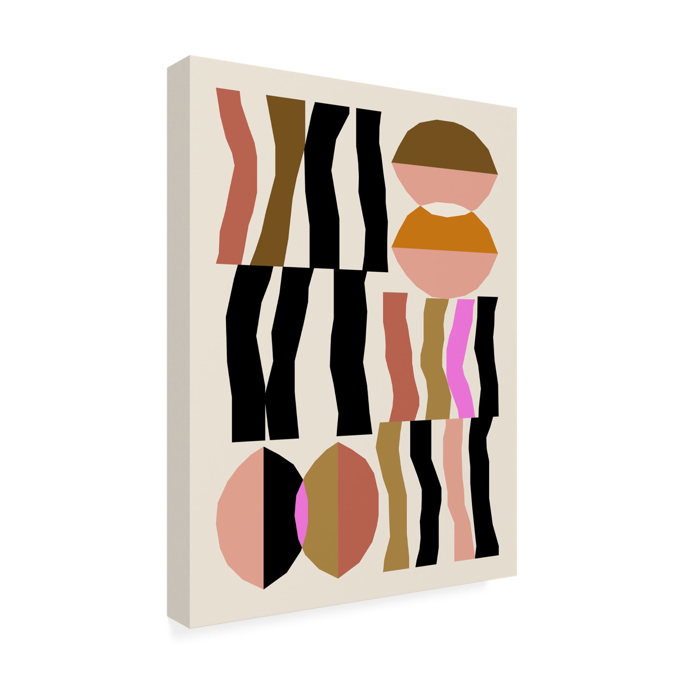 Trademark Fine Art NKTN Abstract composition 26 Canvas Wall Art