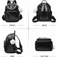 thumbnail image 4 of Backpack For Woman, Bag Shoulder PU Leather For Girl, Backpack Travel anti-Theft, 4 of 5