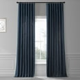 thumbnail image 2 of Noble Navy Dune Textured Solid Cotton Curtain Pair (2 Panels), Noble Navy, 50W X 96L, 2 of 6