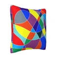 thumbnail image 2 of LNWH Decorative Pillow Covers, Stained Mosaic Glass Square Sofa Decorative Knit Pillow Case, 16"x16", 2 of 8