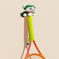 thumbnail image 6 of harayaa Badminton Racket Handle Cover Absorbent Knitting Tennis Racquet Grip Cartoon Green, 6 of 9