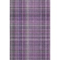 thumbnail image 2 of Addison Rugs Mayfield Washable Transitional Plaid Purple Rectangle Rug, 2'6" x 3'10", 2 of 6