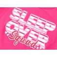 thumbnail image 3 of Beezizac Summer Pajamas for Girls – Fuchsia & Stripe PJS Ultra Soft Jammies Set Size 6, 3 of 7