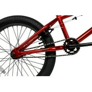 Elite BMX Bicycle 20” Freestyle Bike - Stealth Ideal for Ages 7 to 18 Years Stealth Red