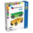 thumbnail image 1 of Set de construcción magnética MAGNA-TILES Cars Green & Yellow, 1 of 4