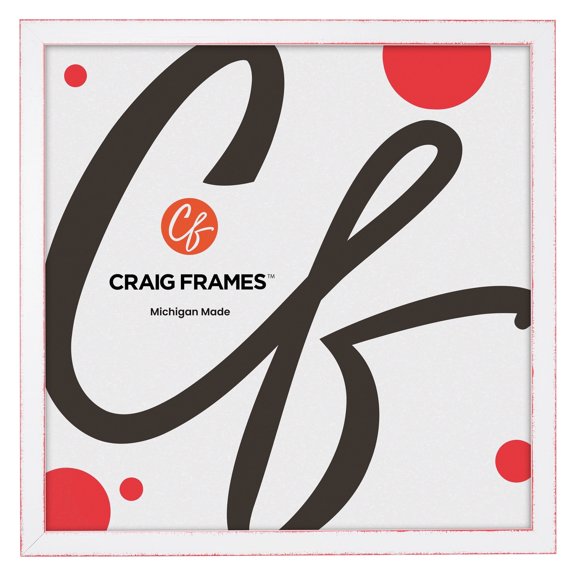 Craig Frames Slushie, 24x24 Picture Frame, Strawberry Red