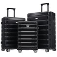 thumbnail image 2 of Pouseayar 3 Piece Luggage Set with TSA Lock, Expandable Travel Family Cases 20" 24" 27", 2 of 13