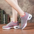 thumbnail image 5 of Women's Jazz Shoes Dance Trainers Lace Up Cushion Breathable Ladies Split Sole Dance Sneakers Platform Shoes, 5 of 11