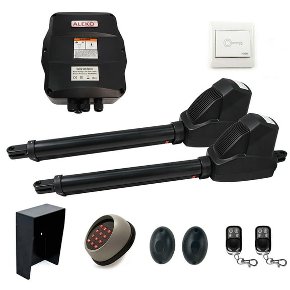 ALEKO Accessories Kit Swing Gate Opener for Dual Swing Gates up to 36' Long