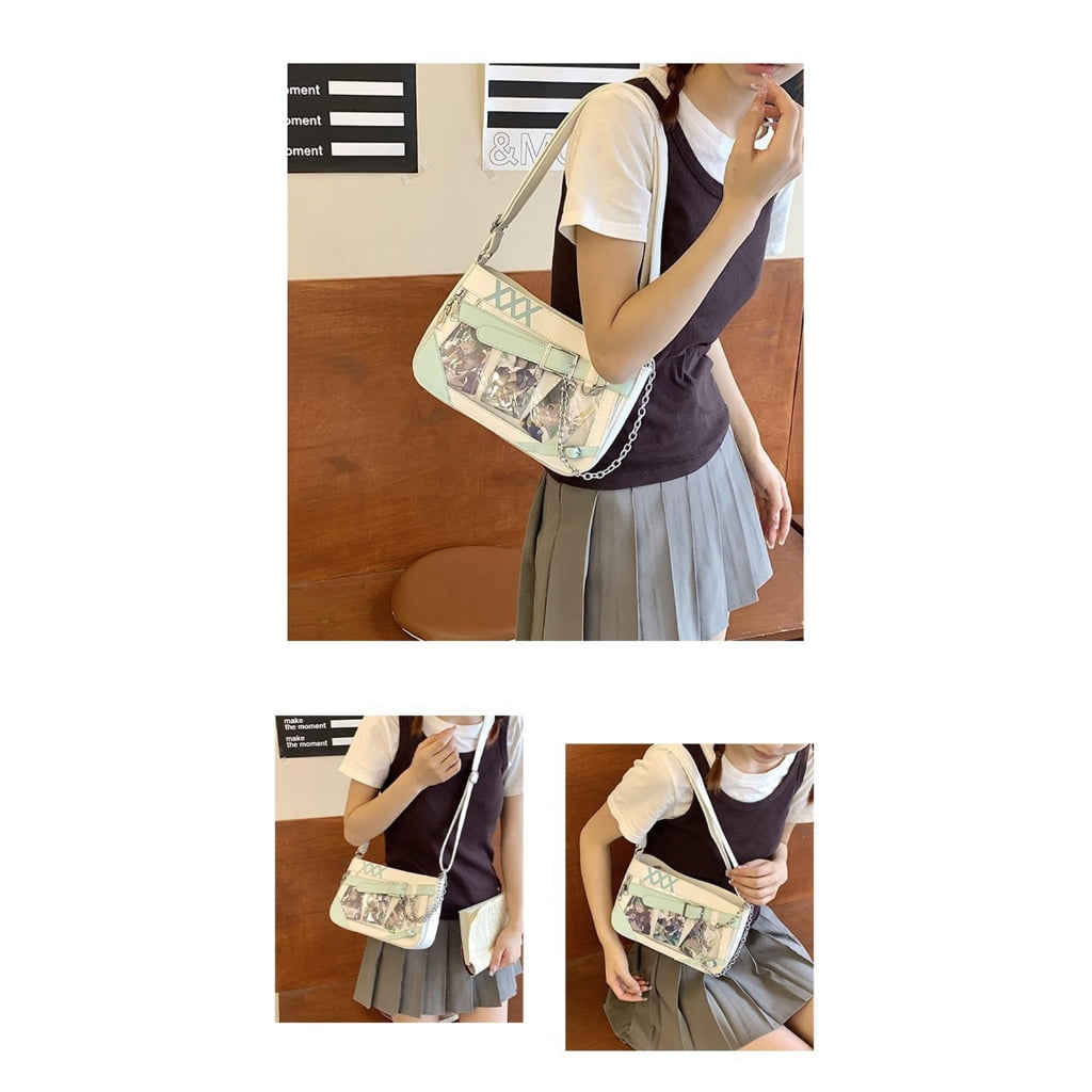 Fashionable Ita Bag for Women withAn1meBadge Display and Color Matching