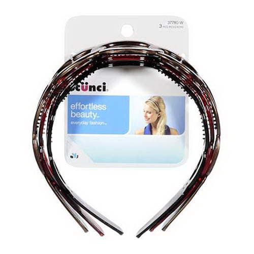 Scunci Crocodile Leather Headbands 3 Ea / Pack, 3 Pack, 3 Pack