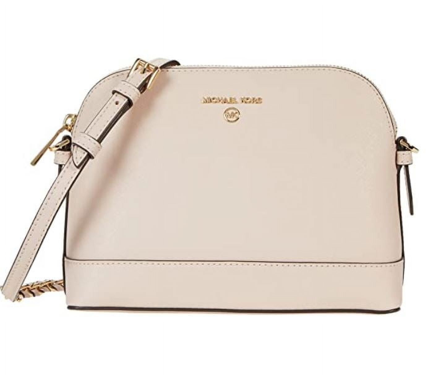 MICHAEL Michael Kors Light Pink Leather Cindy Dome Crossbody Bag MICHAEL  Michael Kors | The Luxury Closet