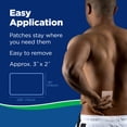 thumbnail image 6 of (2 pack) Salonpas 8 Hour Pain Relief Patch with Camphor and Menthol for Back and Muscles, 20 Count, 6 of 10