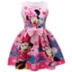 thumbnail image 5 of Vestido de princesa de Minnie Mouse para niños y niñas, ropa sin mangas, con lazo rosa, para fiesta de cumpleaños y Navidad, 2024, 5 of 5