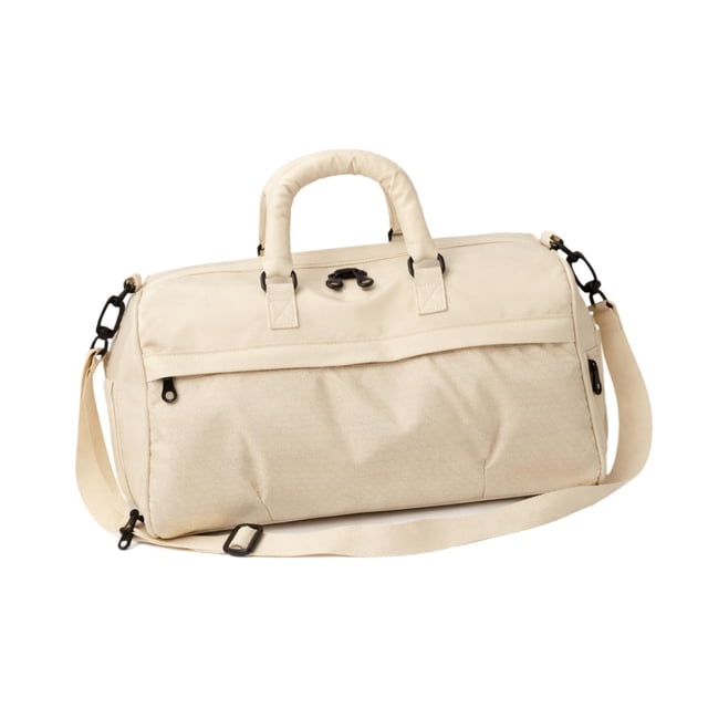 Bolsa de gimnasio de tela Oxford para mujer, impermeable, multifuncional, para deportes y viajes. Beige