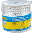 thumbnail image 3 of Seachoice Boat Anchor Line Rope, 3-Strand Twisted, Nylon, White/Blue, 1/2 In. X 100 Ft., 3 of 4