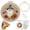 #A02-B, variant on Halloween Cross Stitch Kit, DIY Embroidery Set with Pre-Printed Fabric & Wooden Hoop, Cute Ghost Pumpkin Design for Beginners, Easy Needlecraft Home Decor Gift