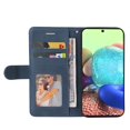 thumbnail image 4 of Case for Samsung Galaxy A72 5G/4G Leather Wallet Book Flip Folio Stand View Cover - Blue, 4 of 5